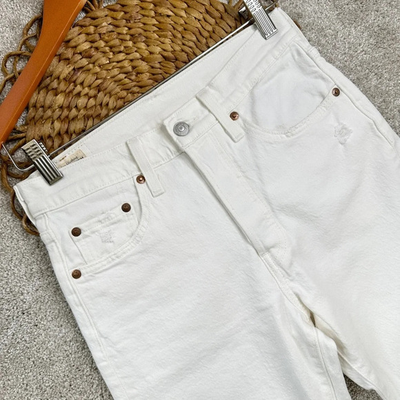 Levi’s Premium 501® Skinny Women’s Jeans Cloud Over-White Size 25 - Picture 5 of 16